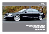 W220 Preisliste